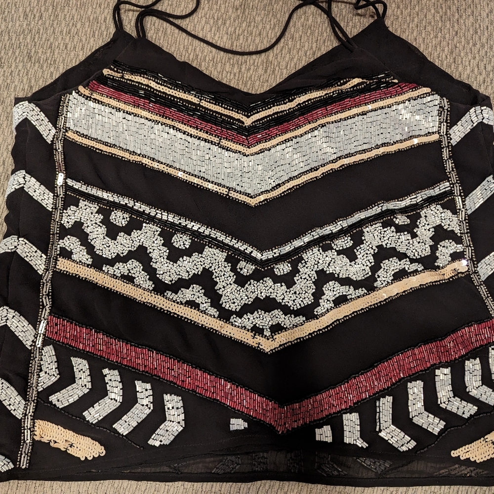 River Island beaded tank top